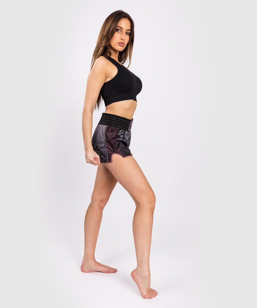 spodenki do muay thai venum x kaz – czarne