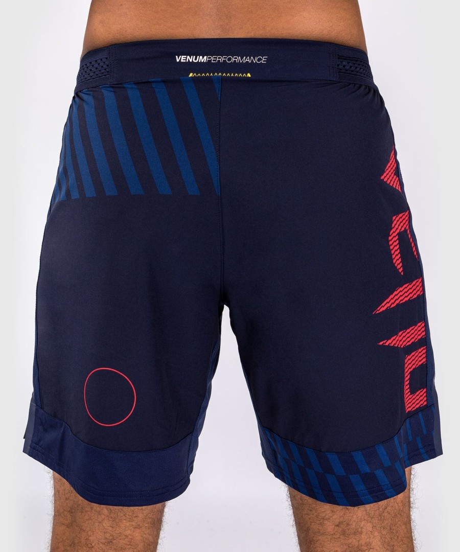 spodenki bokserskie venum sport 05 – niebiesko-żółte