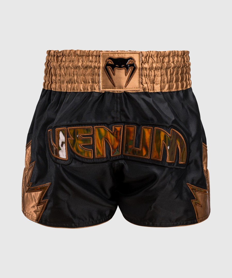 spodenki do muay thai venum inferno - czarnybrązowy