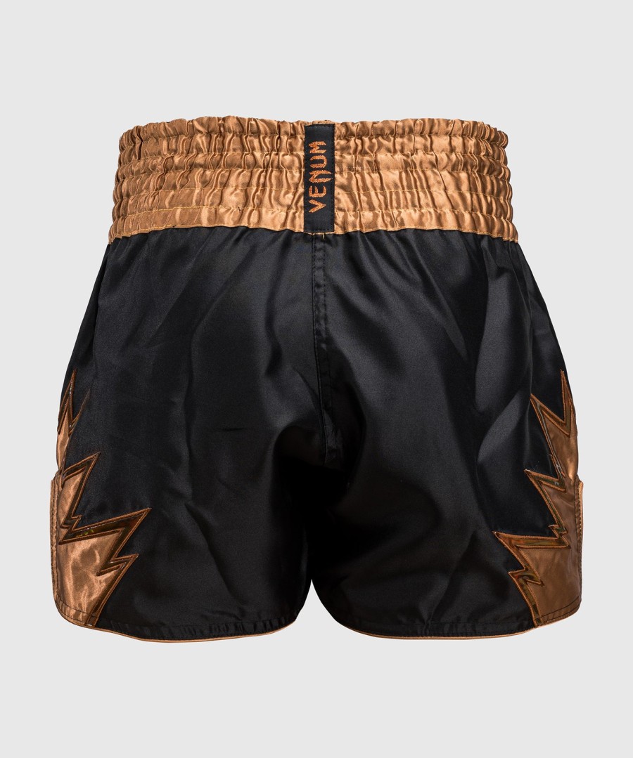 spodenki do muay thai venum inferno - czarnybrązowy