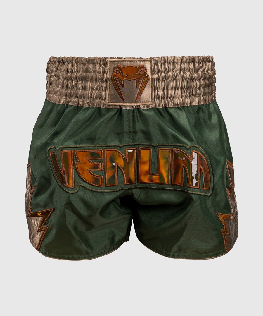 spodenki do muay thai venum inferno – khakibrąz