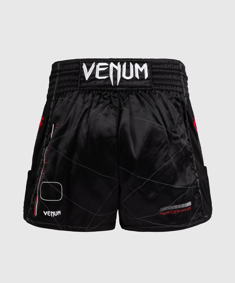 spodenki do muay thai venum tactical xt – czarneognistoczerwone