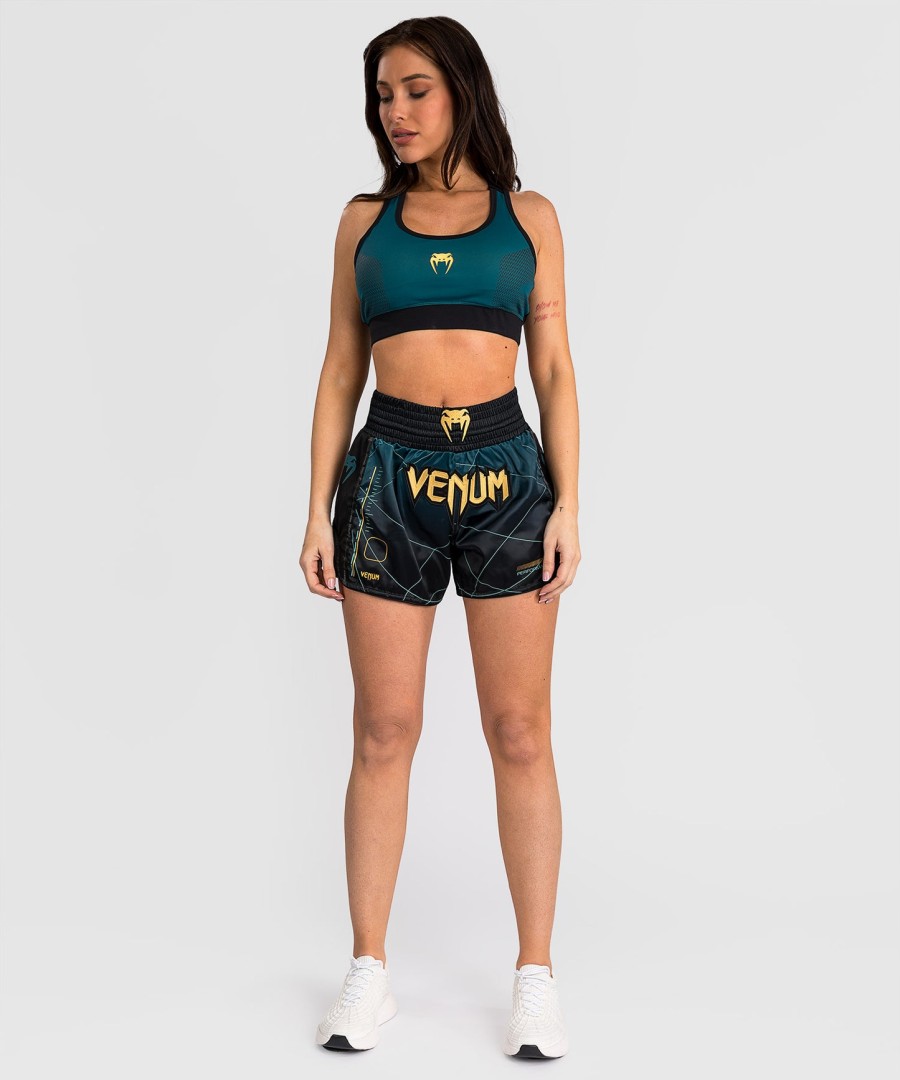 spodenki do muay thai venum tactical xt – czarneleśnozielone