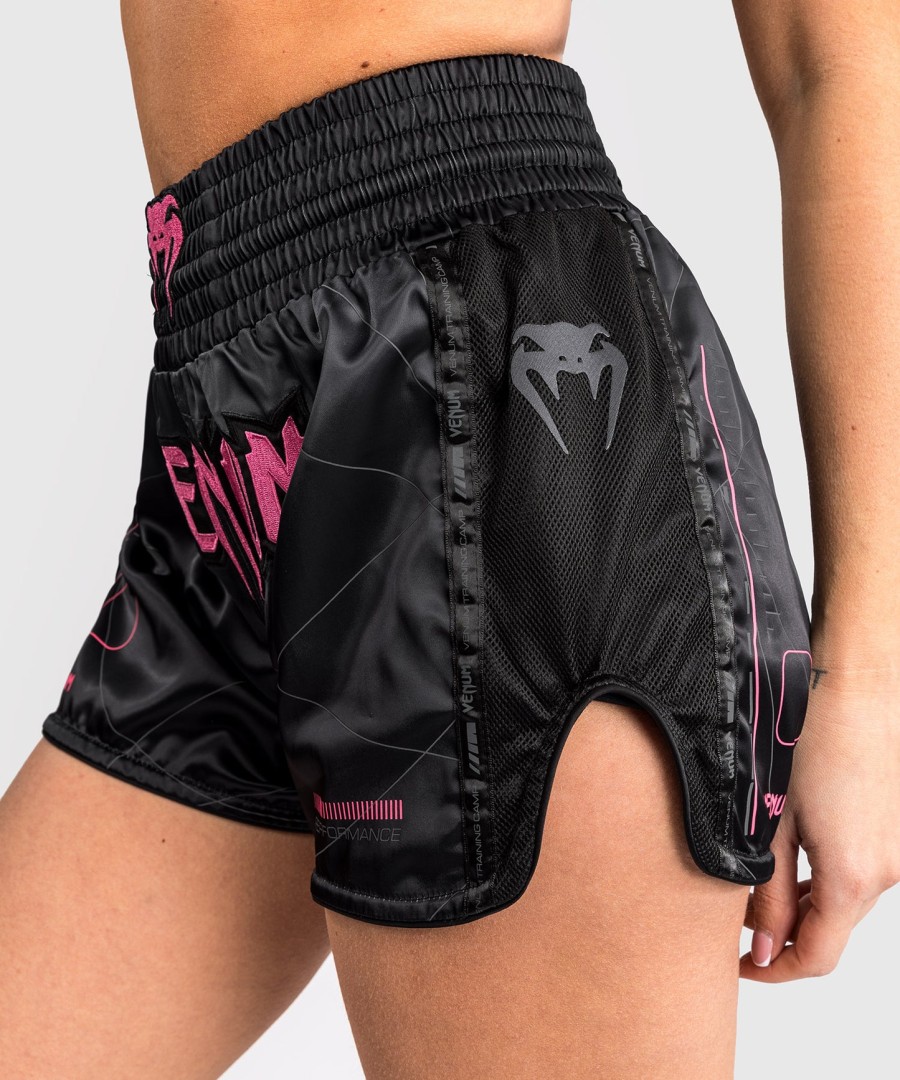 spodenki do muay thai venum tactical xt – czarneszary sztormowy