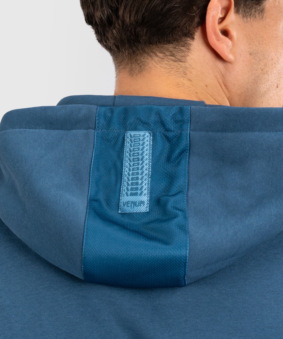 bluza z kapturem venum silent power w kolorze pawiego błękitu