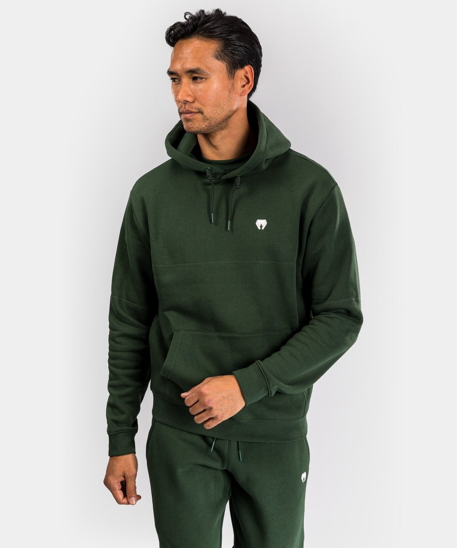 bluza z kapturem venum silent power w kolorze leśnej zieleni
