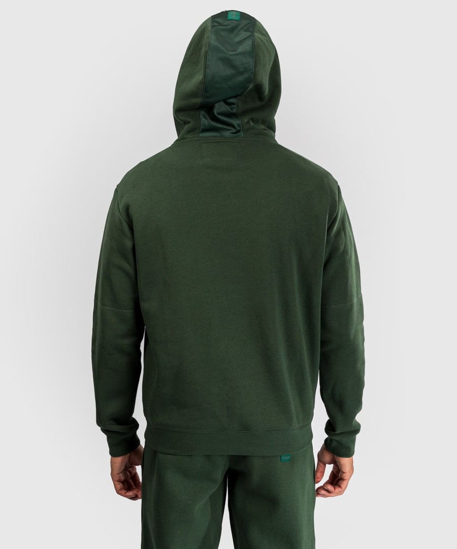 bluza z kapturem venum silent power w kolorze leśnej zieleni
