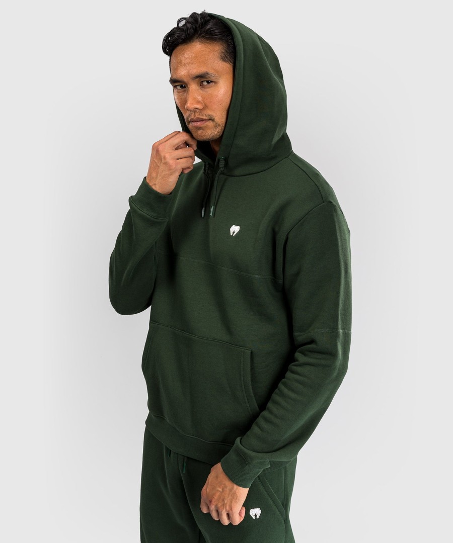 bluza z kapturem venum silent power w kolorze leśnej zieleni