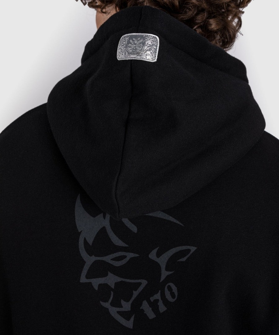 bluza z kapturem venum x dodge demon 170 pull over – czarna