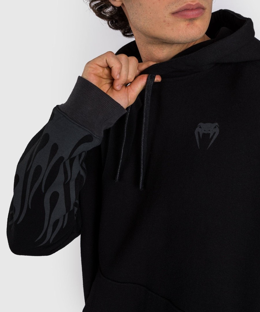 bluza z kapturem venum x dodge demon 170 pull over – czarna