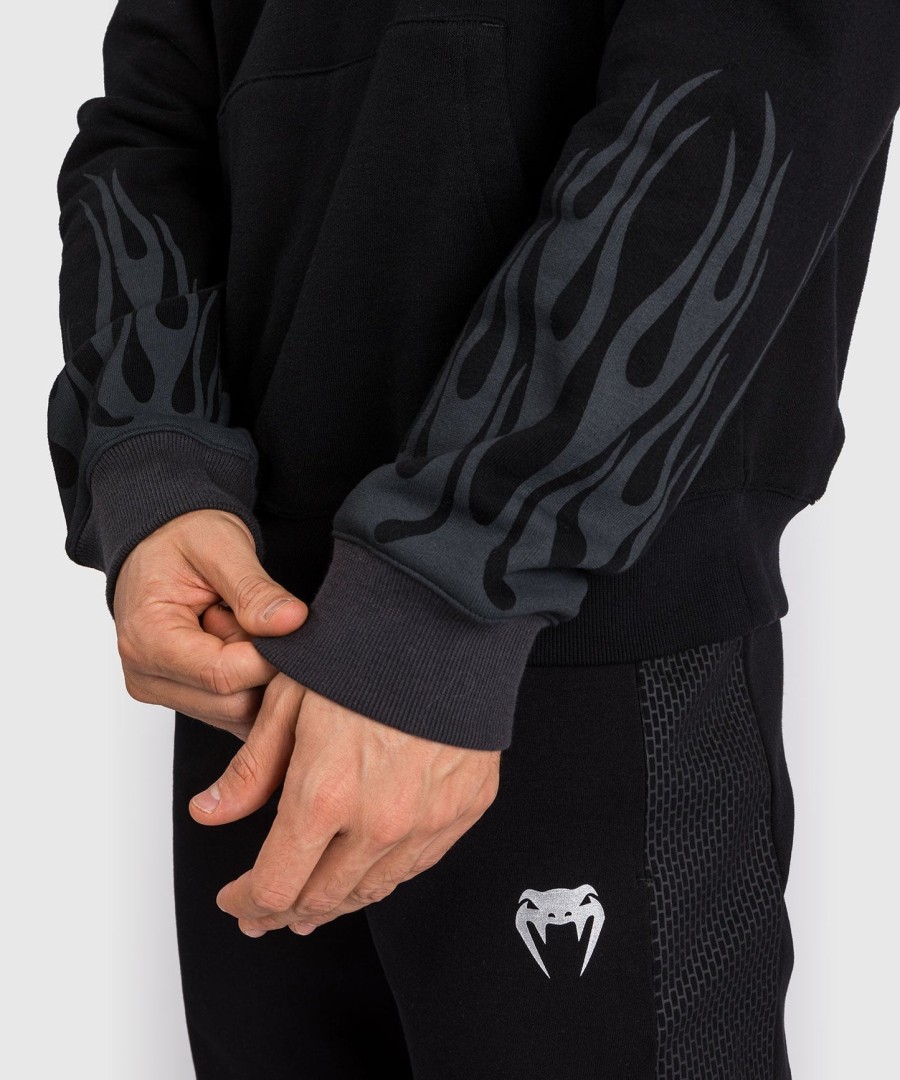 bluza z kapturem venum x dodge demon 170 pull over – czarna