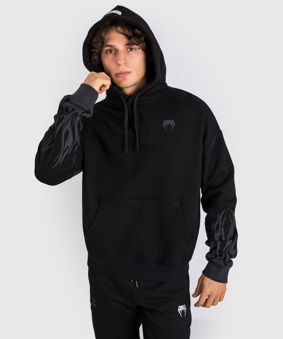 bluza z kapturem venum x dodge demon 170 pull over – czarna