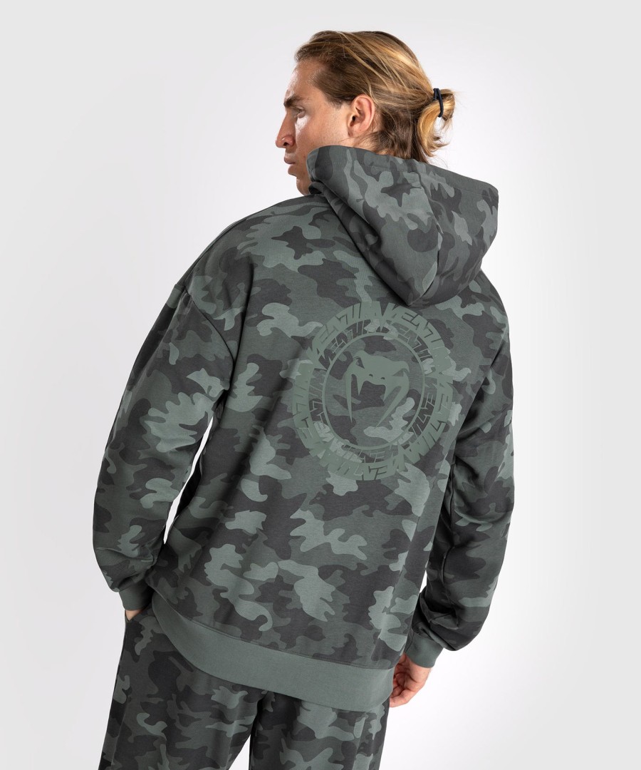 bluza z kapturem venum vortex xl męska – khaki kamuflaż