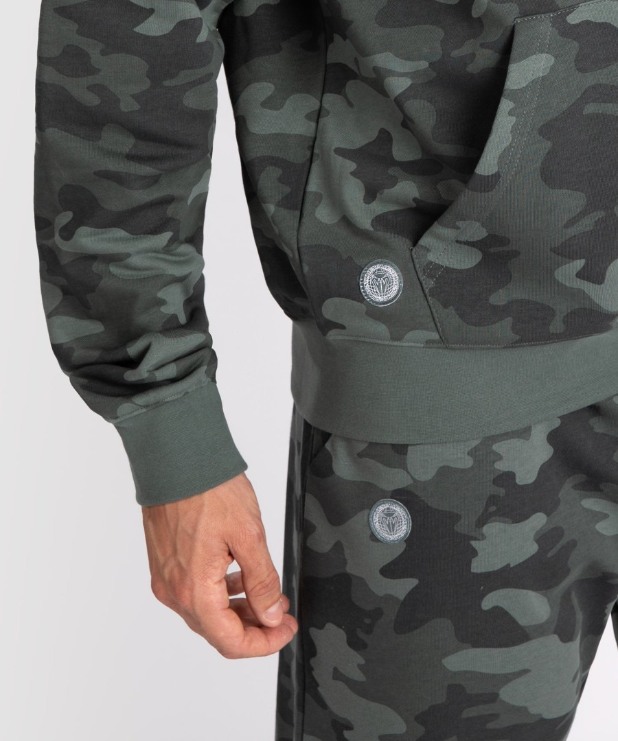 bluza z kapturem venum vortex xl męska – khaki kamuflaż