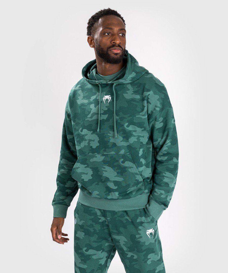 bluza z kapturem venum vortex xl męska – turkusowy kamuflaż