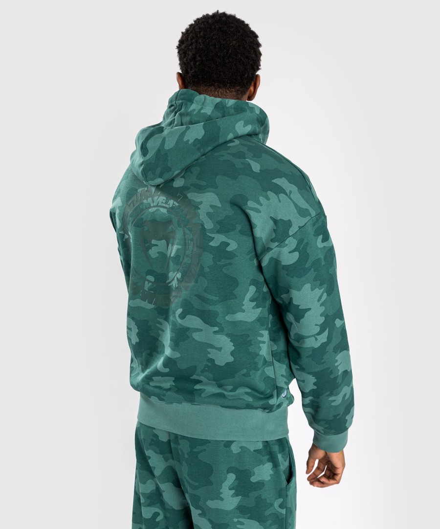 bluza z kapturem venum vortex xl męska – turkusowy kamuflaż