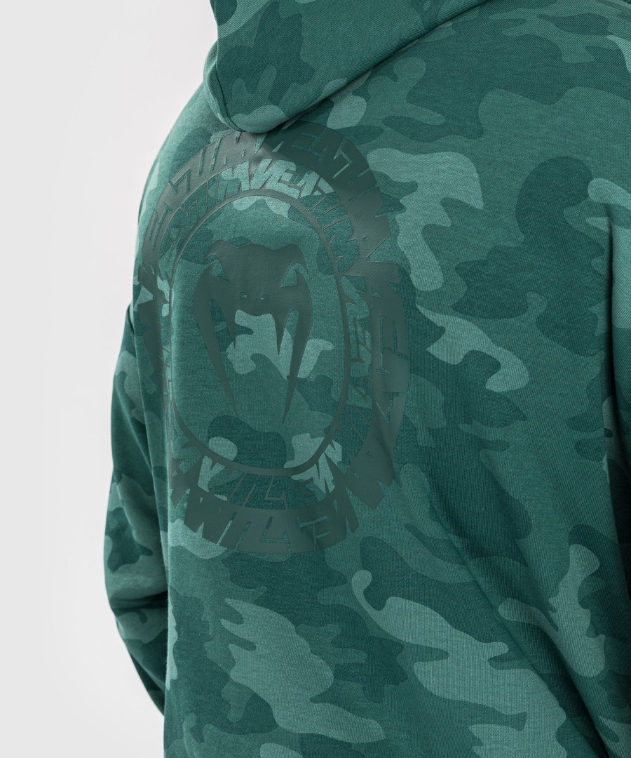 bluza z kapturem venum vortex xl męska – turkusowy kamuflaż