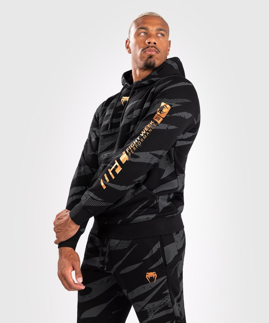 bluza z kapturem ufc adrenaline by venum fight week men - urban camo