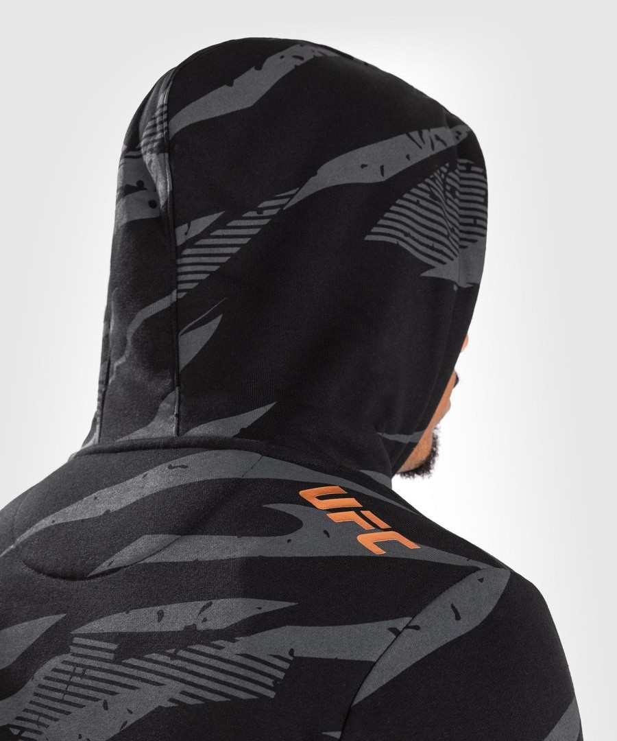 bluza z kapturem ufc adrenaline by venum fight week men - urban camo