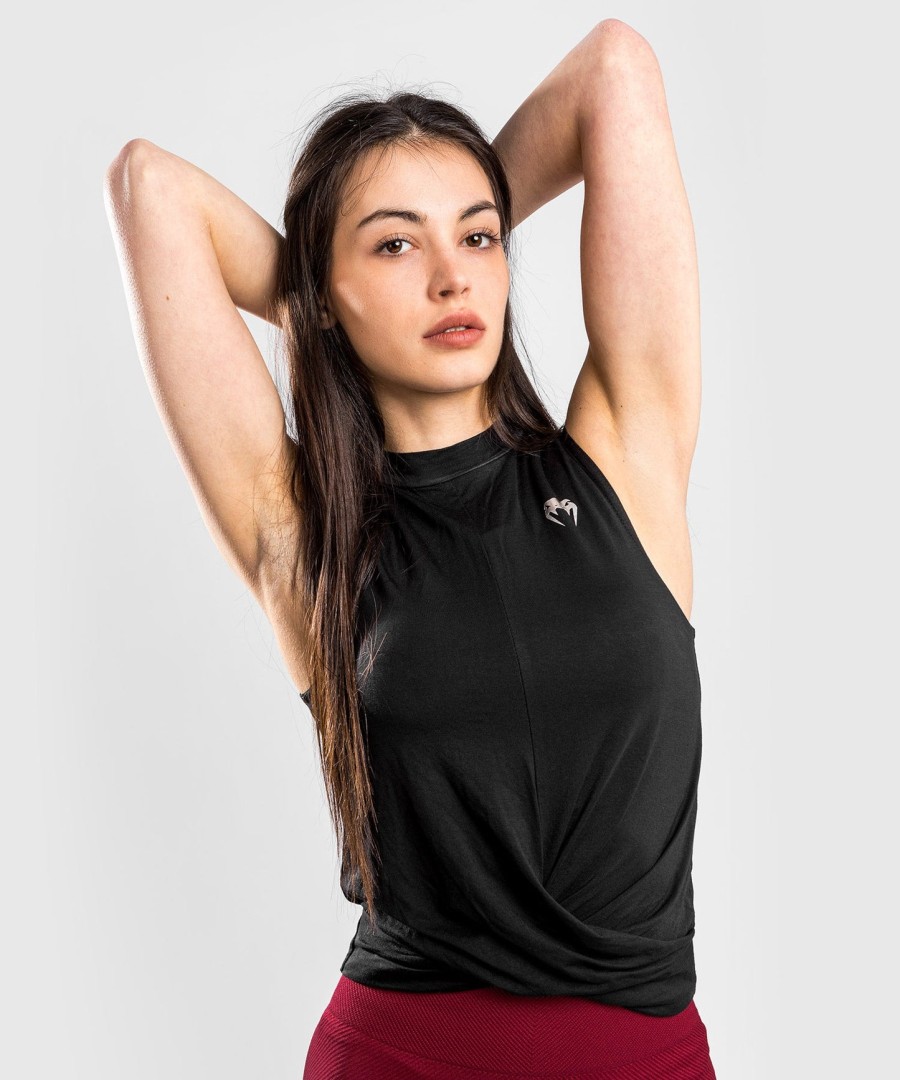 venum glow tank top – dla kobiet – czarny