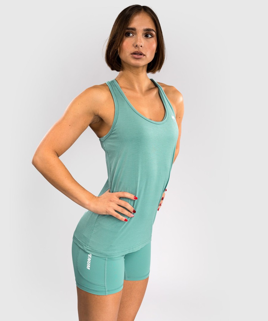 venum essential damski top bez rękawów - aqua green