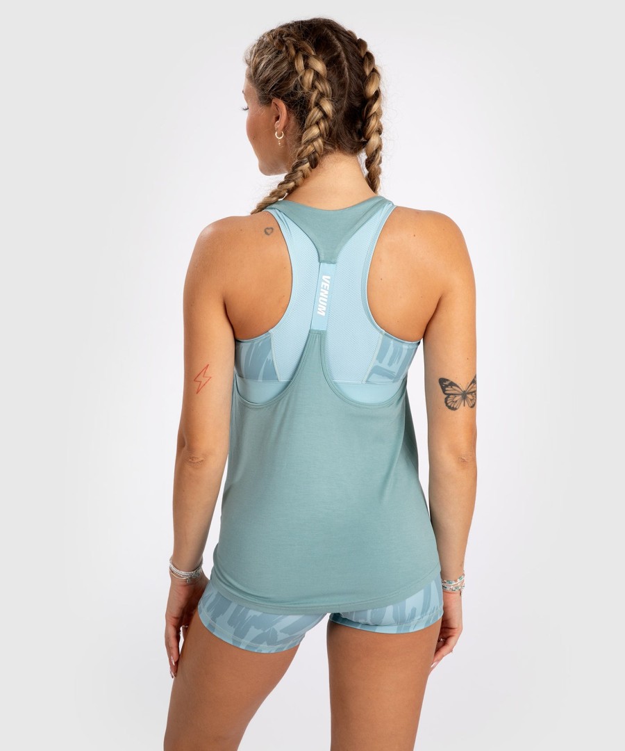 damski top bez rękawów venum graffiti w kolorze aqua