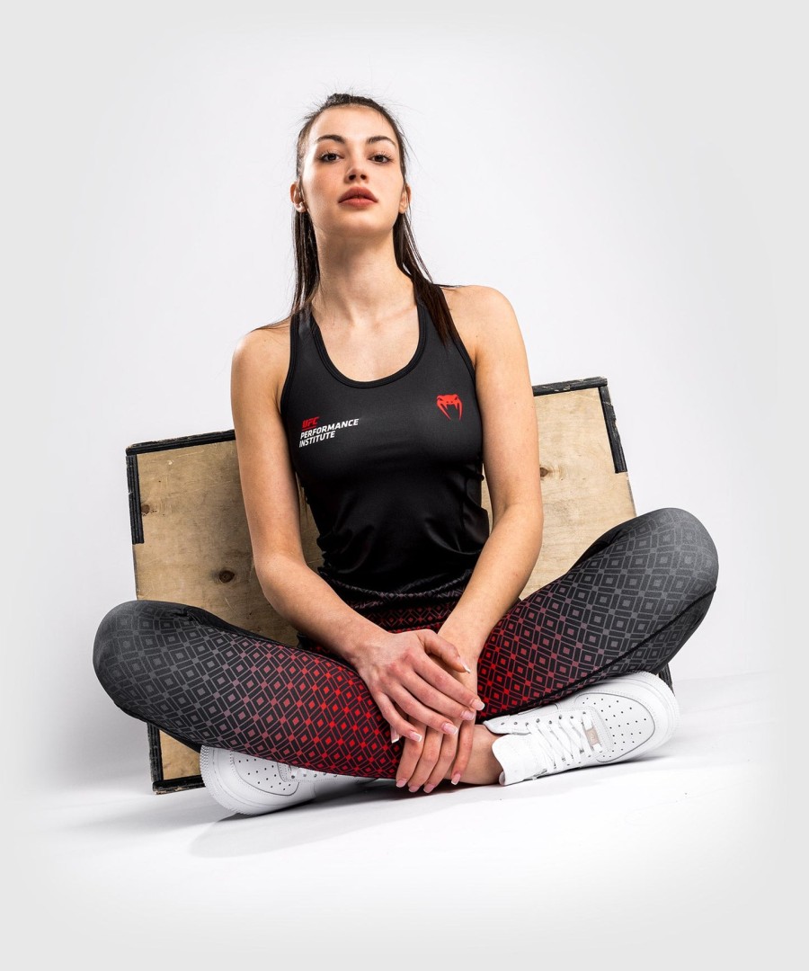 koszulka bez rękawów ufc venum performance institute dry tech – dla kobiet – czarno-czerwona