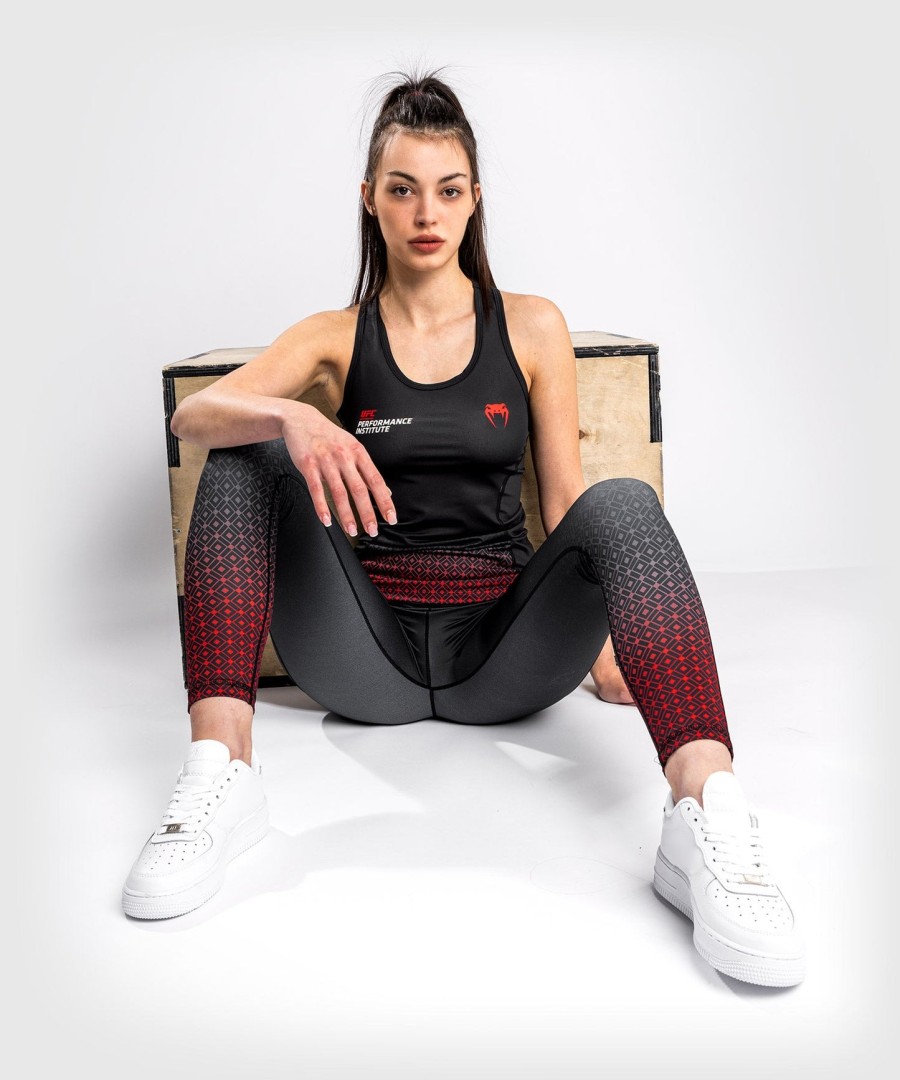 koszulka bez rękawów ufc venum performance institute dry tech – dla kobiet – czarno-czerwona
