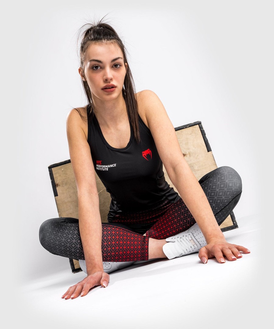 koszulka bez rękawów ufc venum performance institute dry tech – dla kobiet – czarno-czerwona