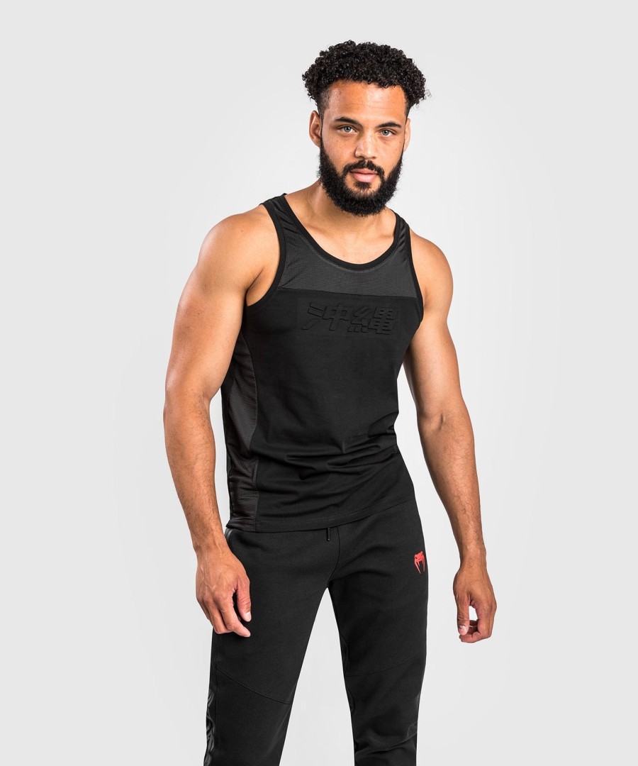 venum okinawa 3.0 tank top – czarno-czerwony