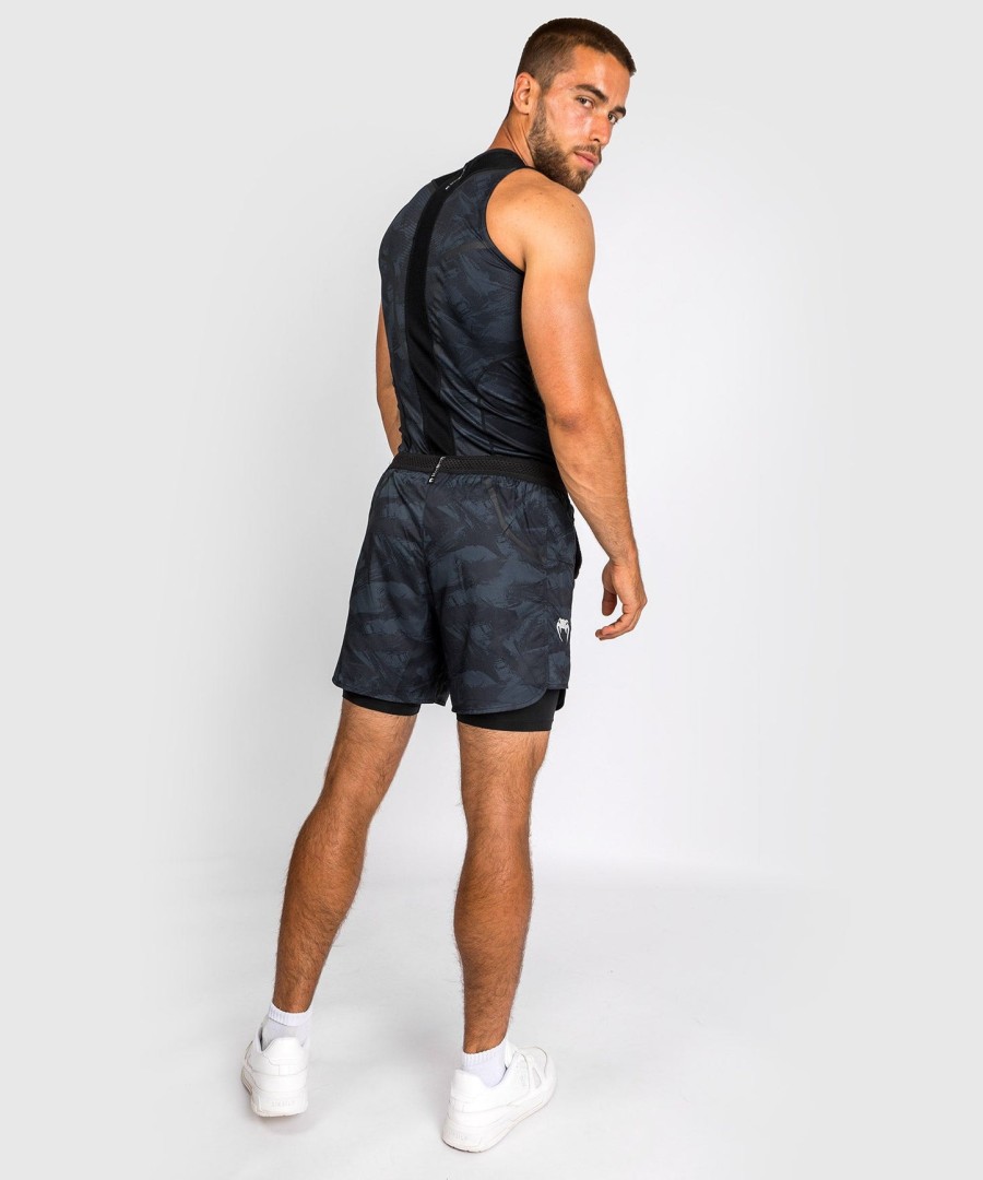 rashguard venum electron 3.0 – bez rękawów – czarny