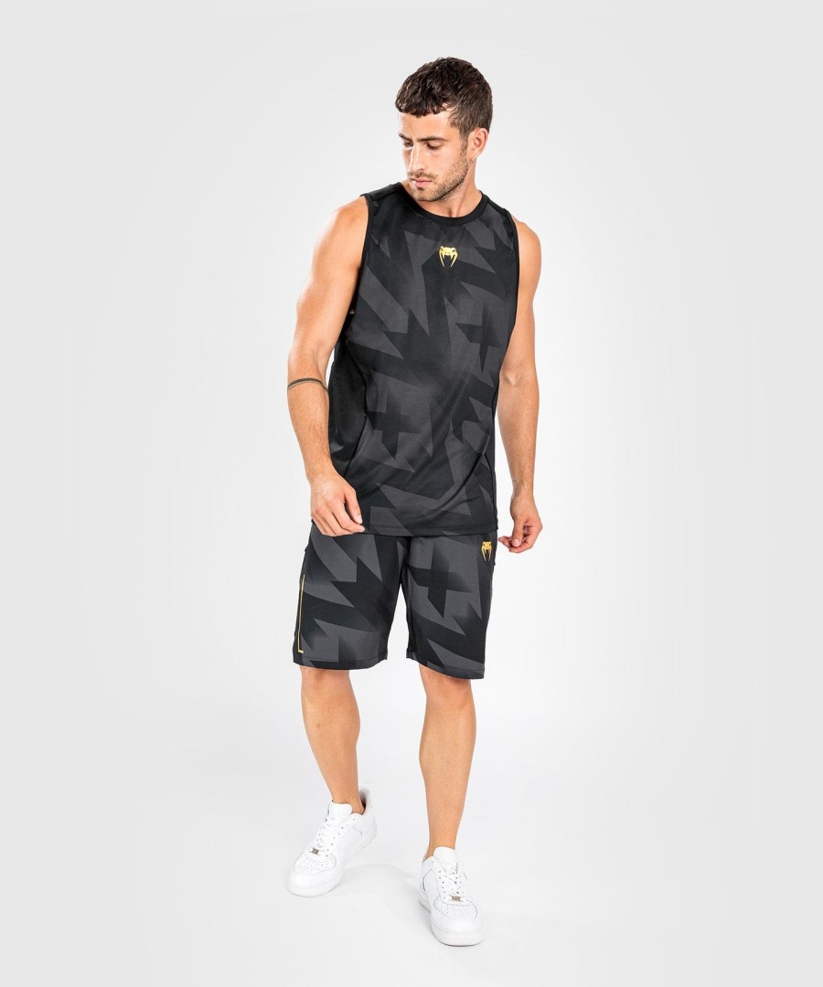 venum razor dry tech tank top – czarno-złoty