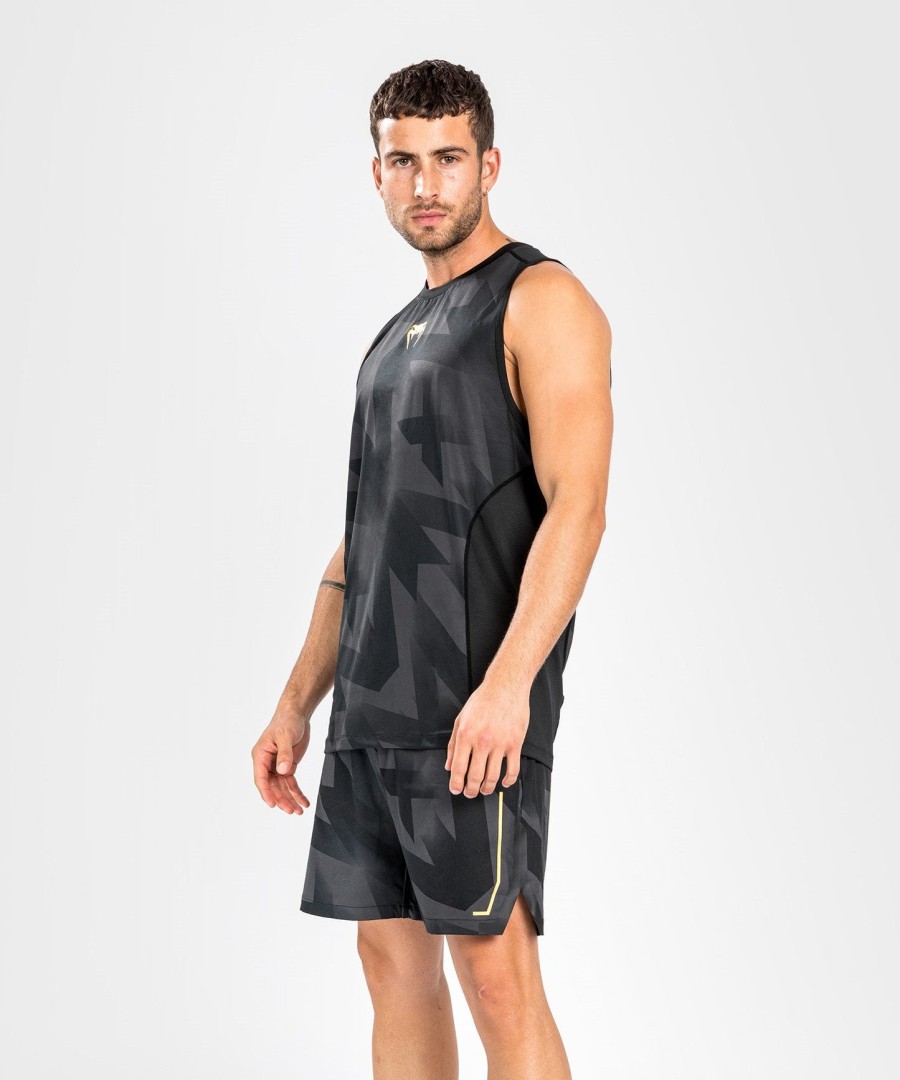 venum razor dry tech tank top – czarno-złoty