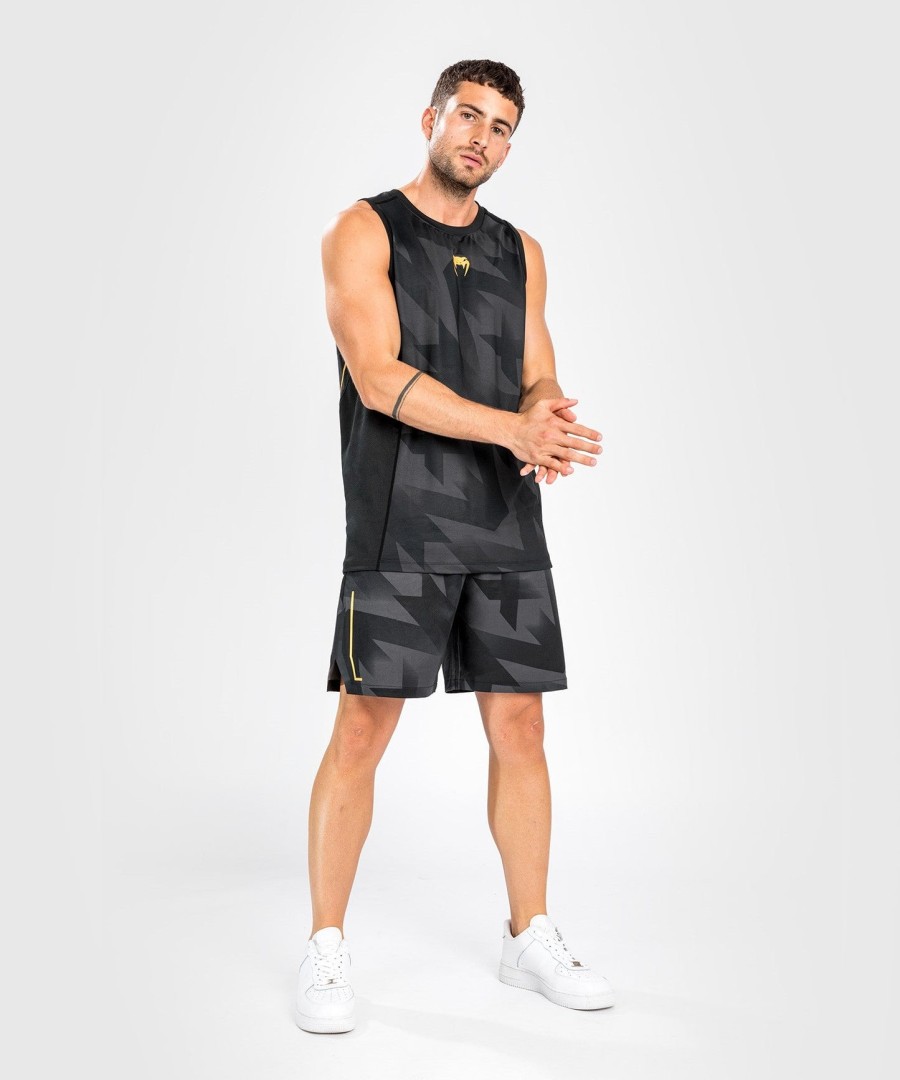 venum razor dry tech tank top – czarno-złoty