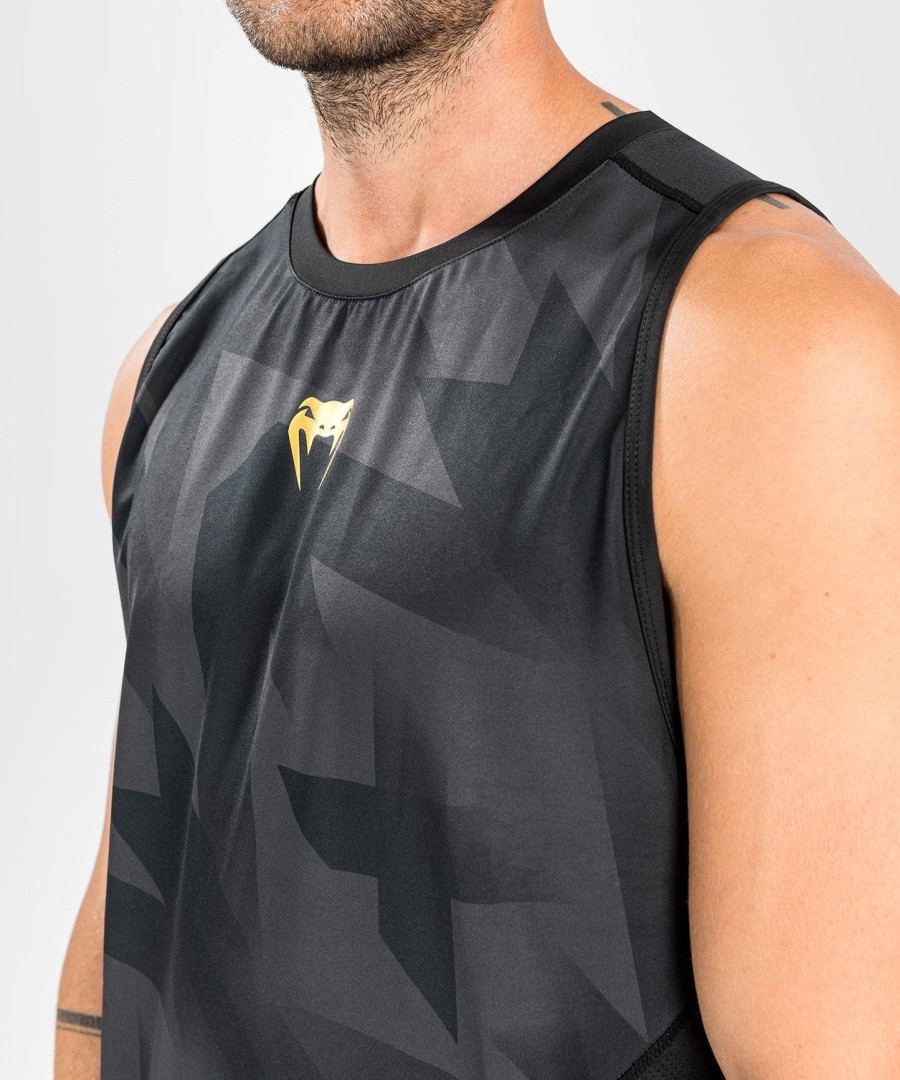 venum razor dry tech tank top – czarno-złoty