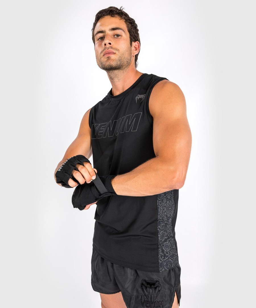 venum classic evo dry tech tank top – czarnyczarny odblaskowy