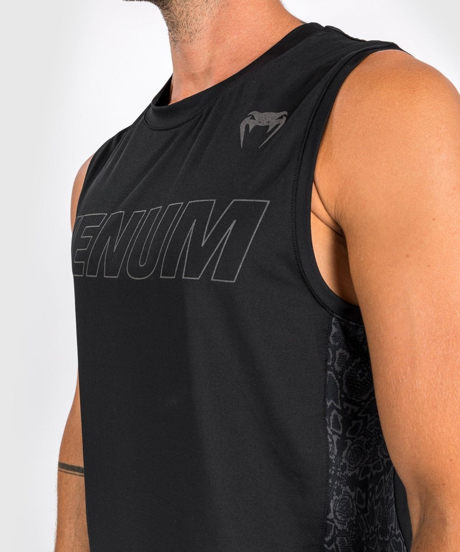 venum classic evo dry tech tank top – czarnyczarny odblaskowy