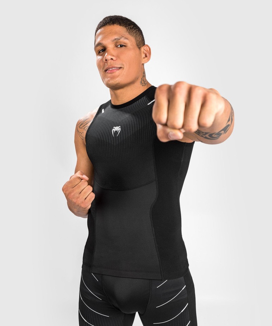 venum rashguard biomecha bez rękawów - czarnyszary