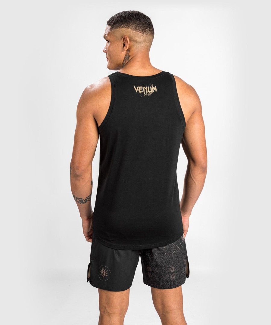 venum santa muerte dark side - tank top - czarnybrązowy
