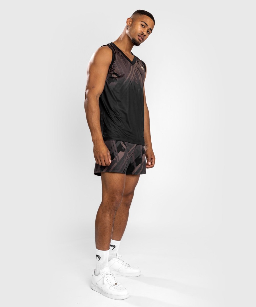 venum tecmo 2.0 dry tech tank top – czarno-brązowy