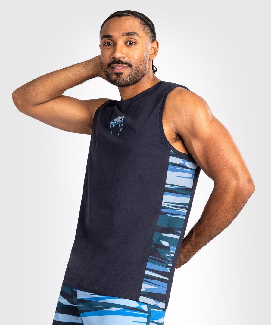 męski top venum rapid w kolorze shadow blue