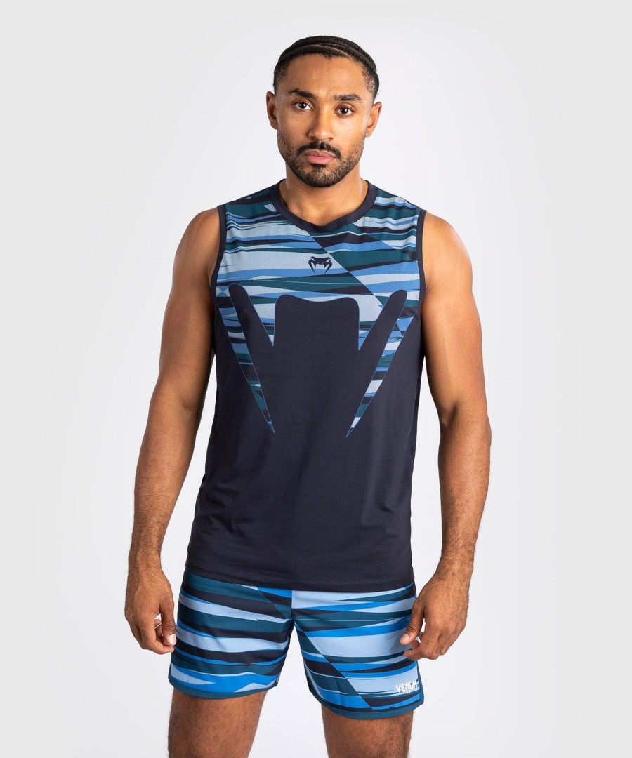 venum rapid men tank top - snake head - shadow blue