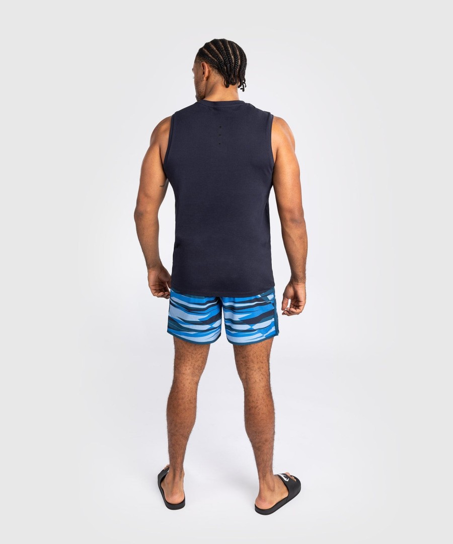 venum rapid men tank top - snake head - shadow blue