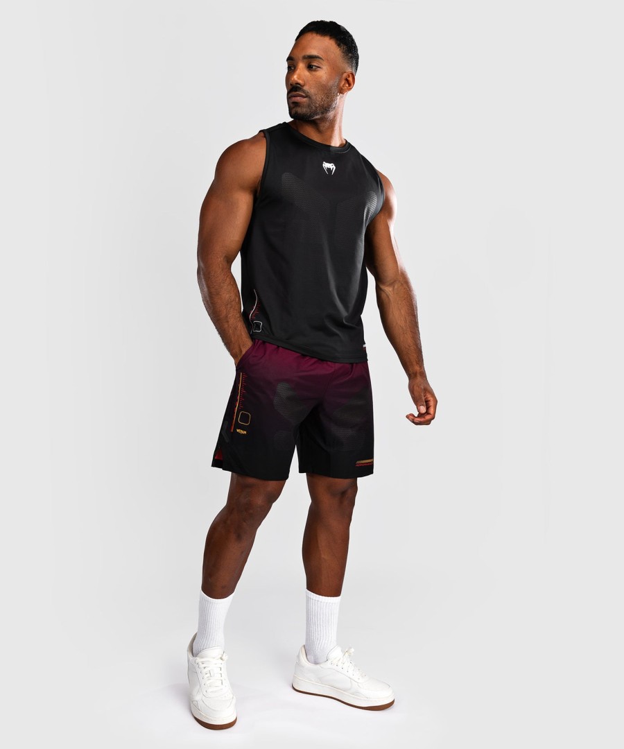 venum tactical xt men dry-tech tank top – czarnyognista czerwień