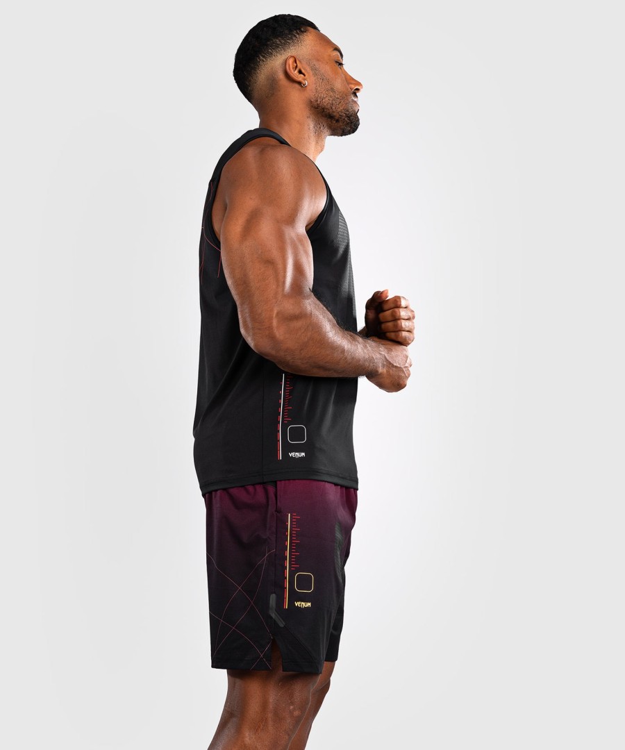 venum tactical xt men dry-tech tank top – czarnyognista czerwień