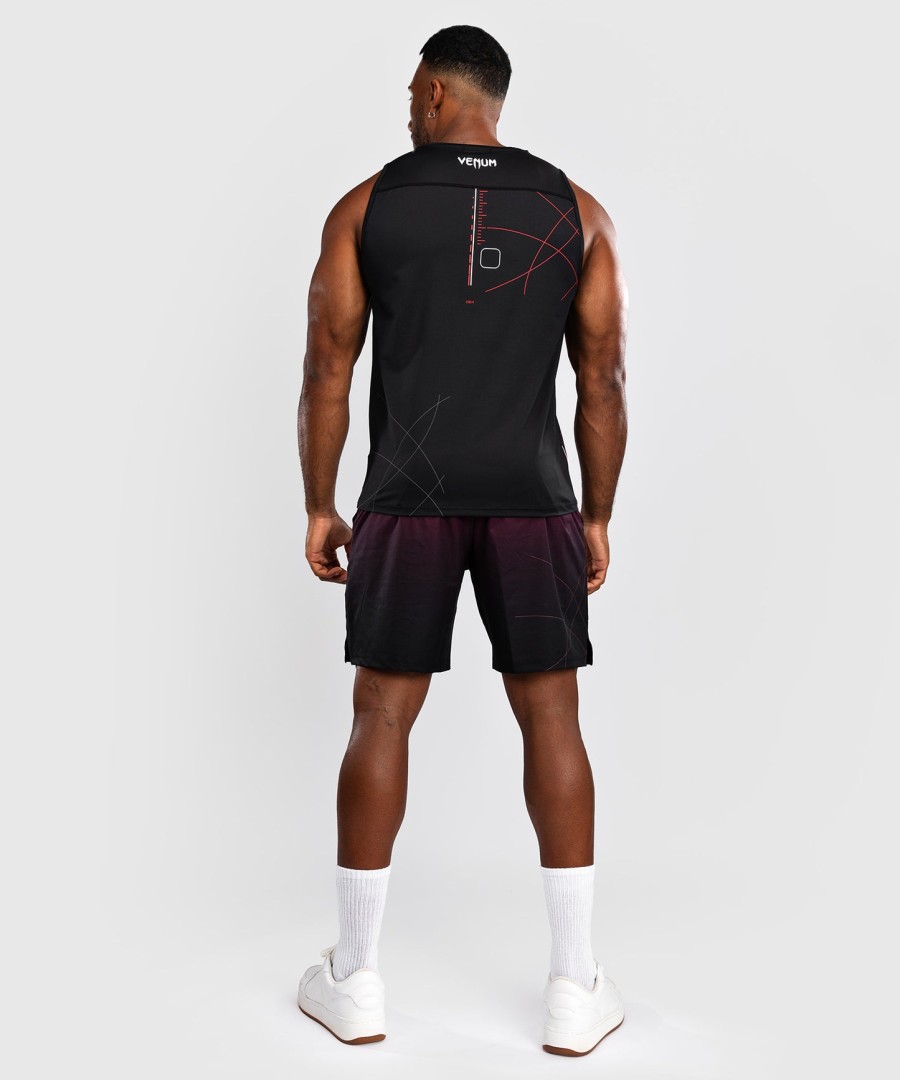 venum tactical xt men dry-tech tank top – czarnyognista czerwień