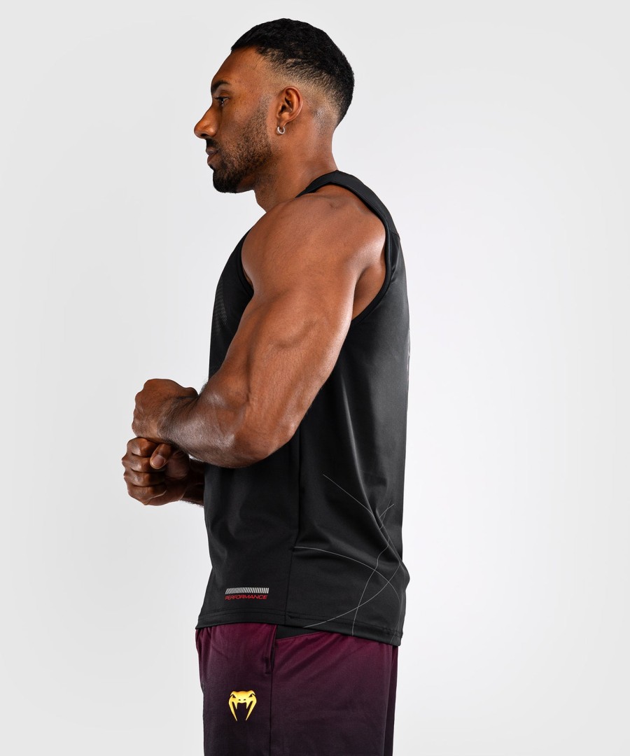 venum tactical xt men dry-tech tank top – czarnyognista czerwień