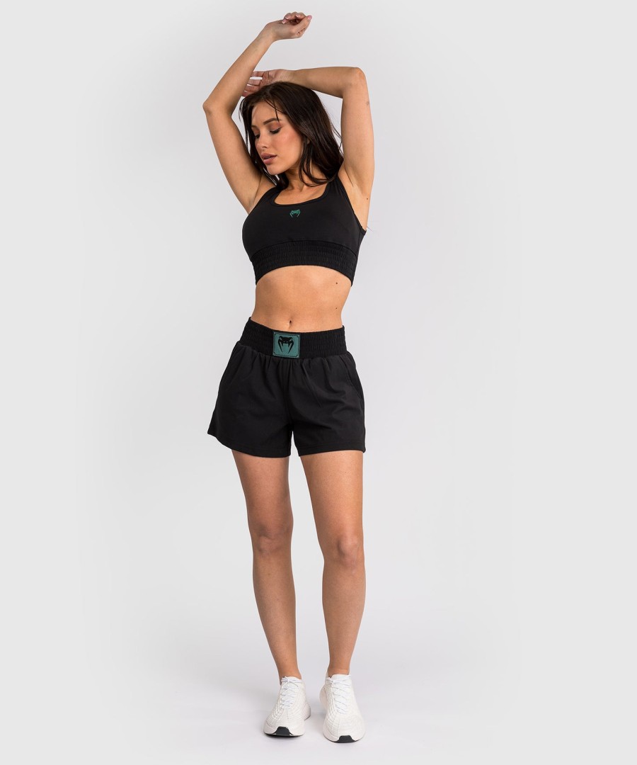 damskie spodenki treningowe venum boxing classic – czarne