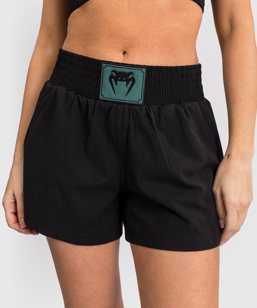 damskie spodenki treningowe venum boxing classic – czarne