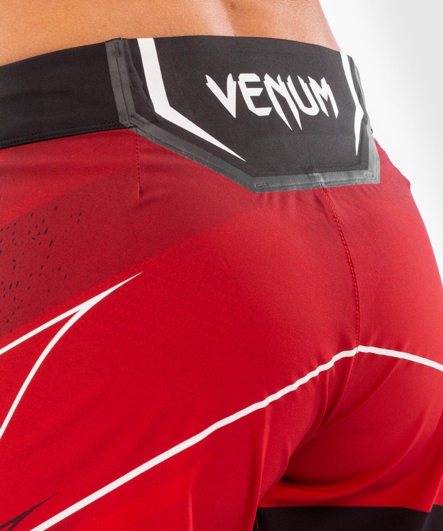 damskie spodenki ufc venum authentic fight night – długi krój – czerwone